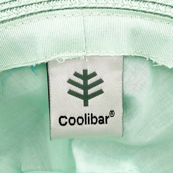 Coolibar Beaded Turquoise Sun Hat Floppy Sun Beach OS - Picture 6 of 7